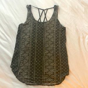 Flowy Forest Green Tank